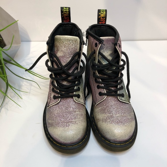kids rainbow dr martens